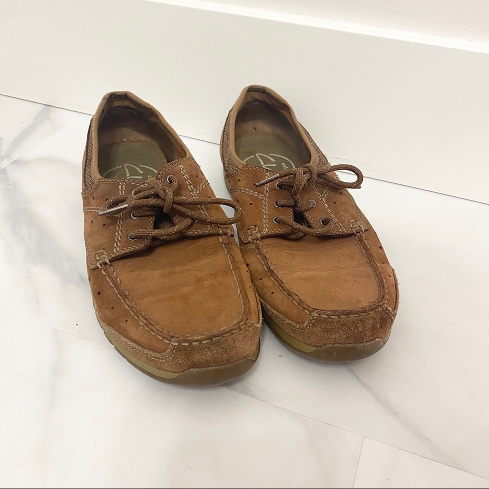 Clark’s Tan Armada English Tan Oxford Shoes 8.5